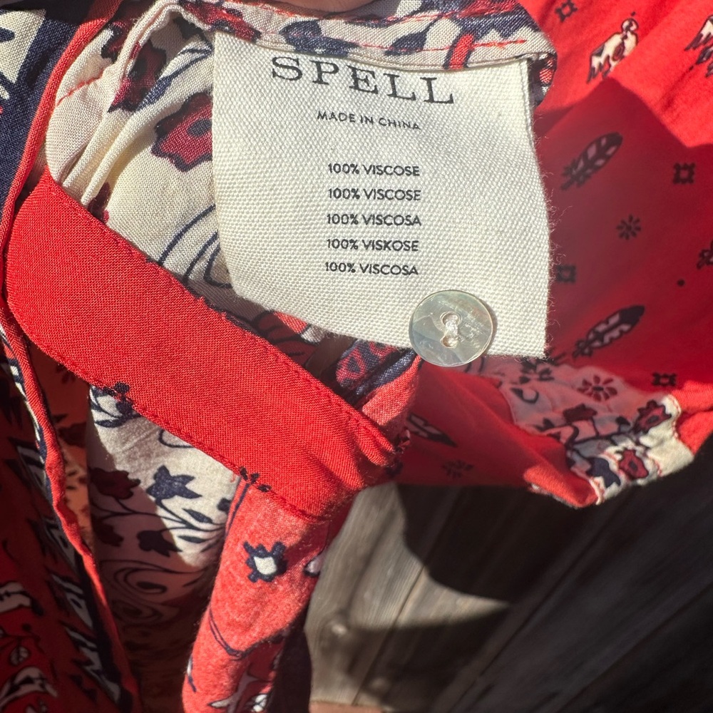 Spell Desert Wanderer Playsuit in Sunset - Picture 15 of 16